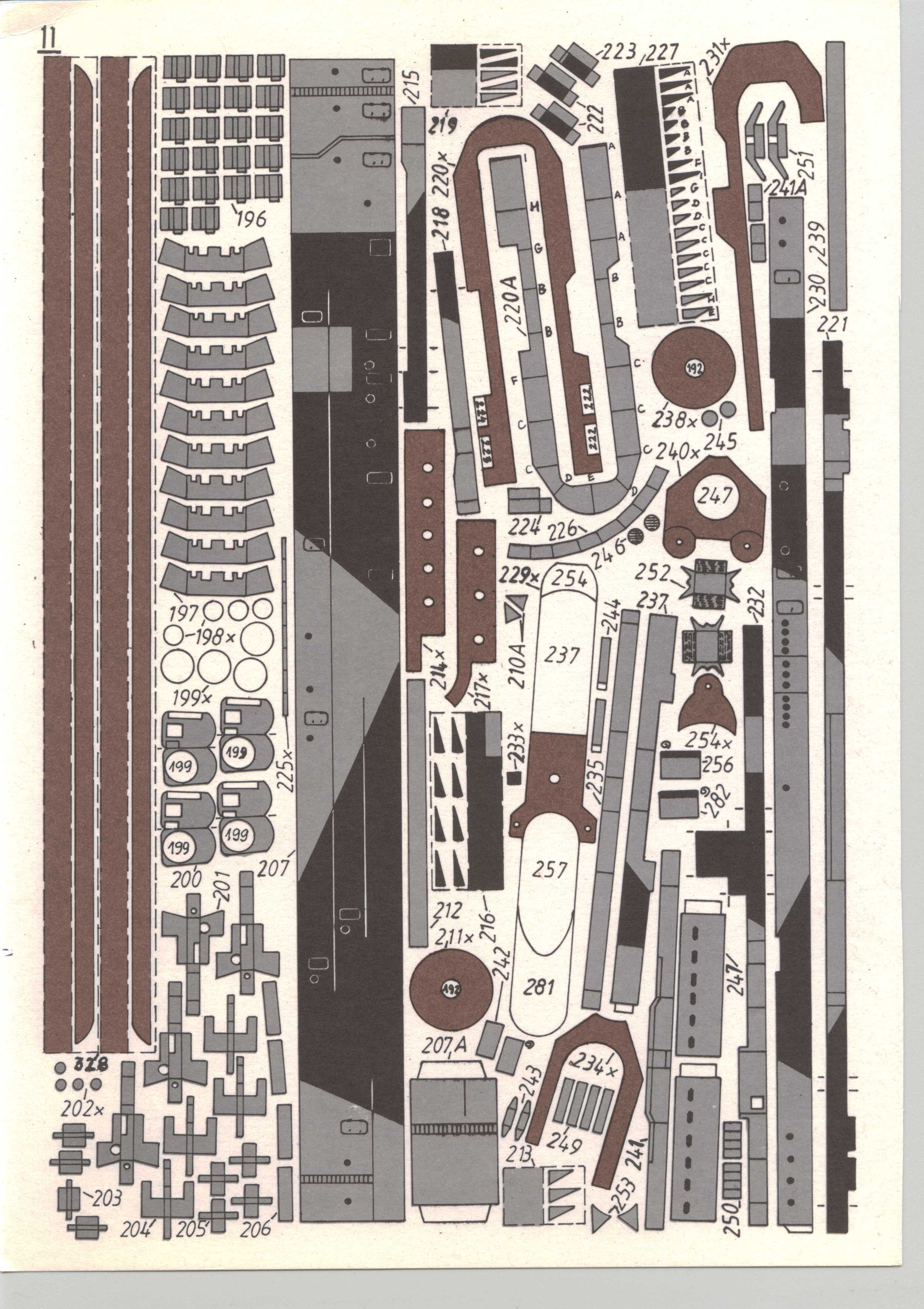 美国航母Essex艾塞克斯船模平面图纸